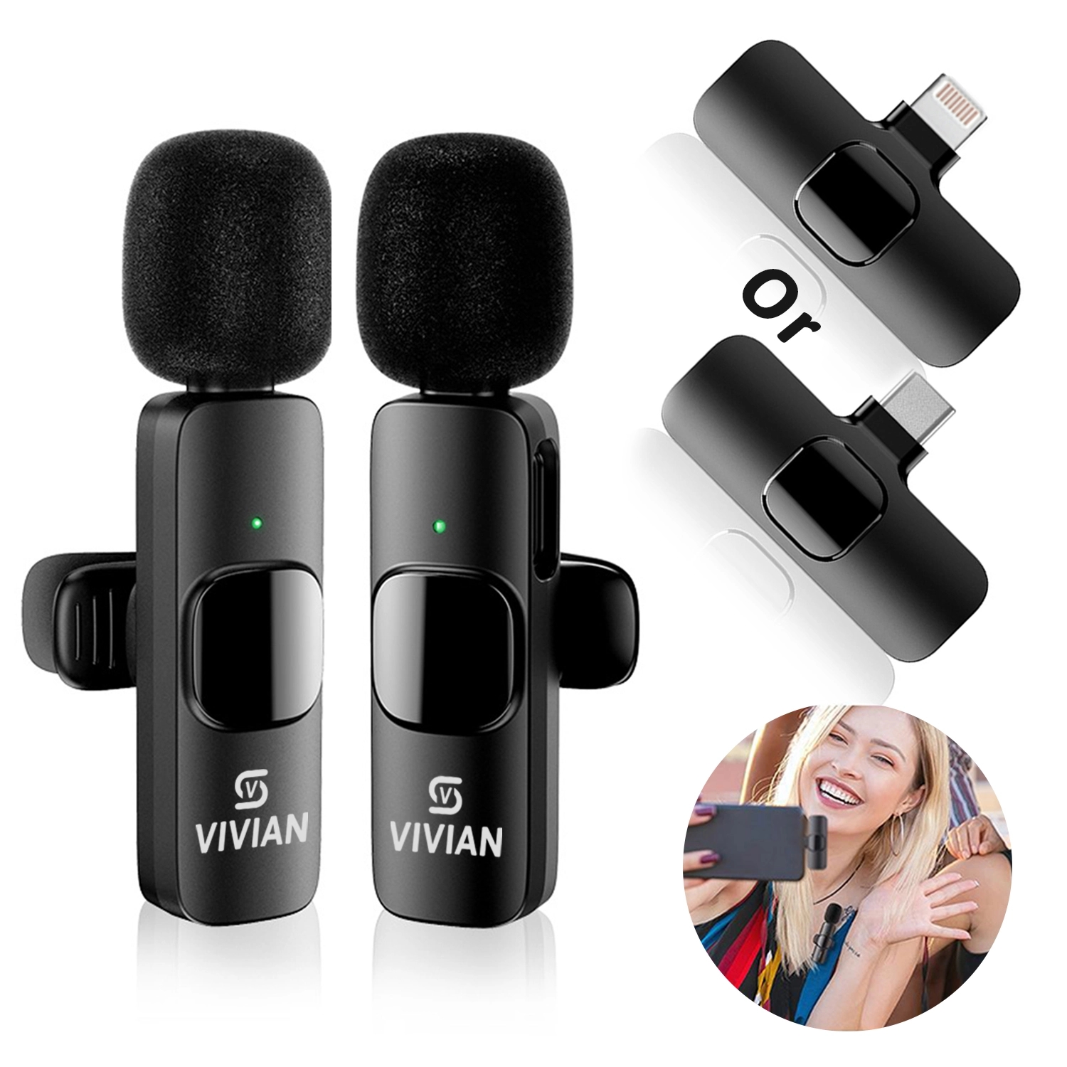 Wireless Lapel Clip-On Microphone 2