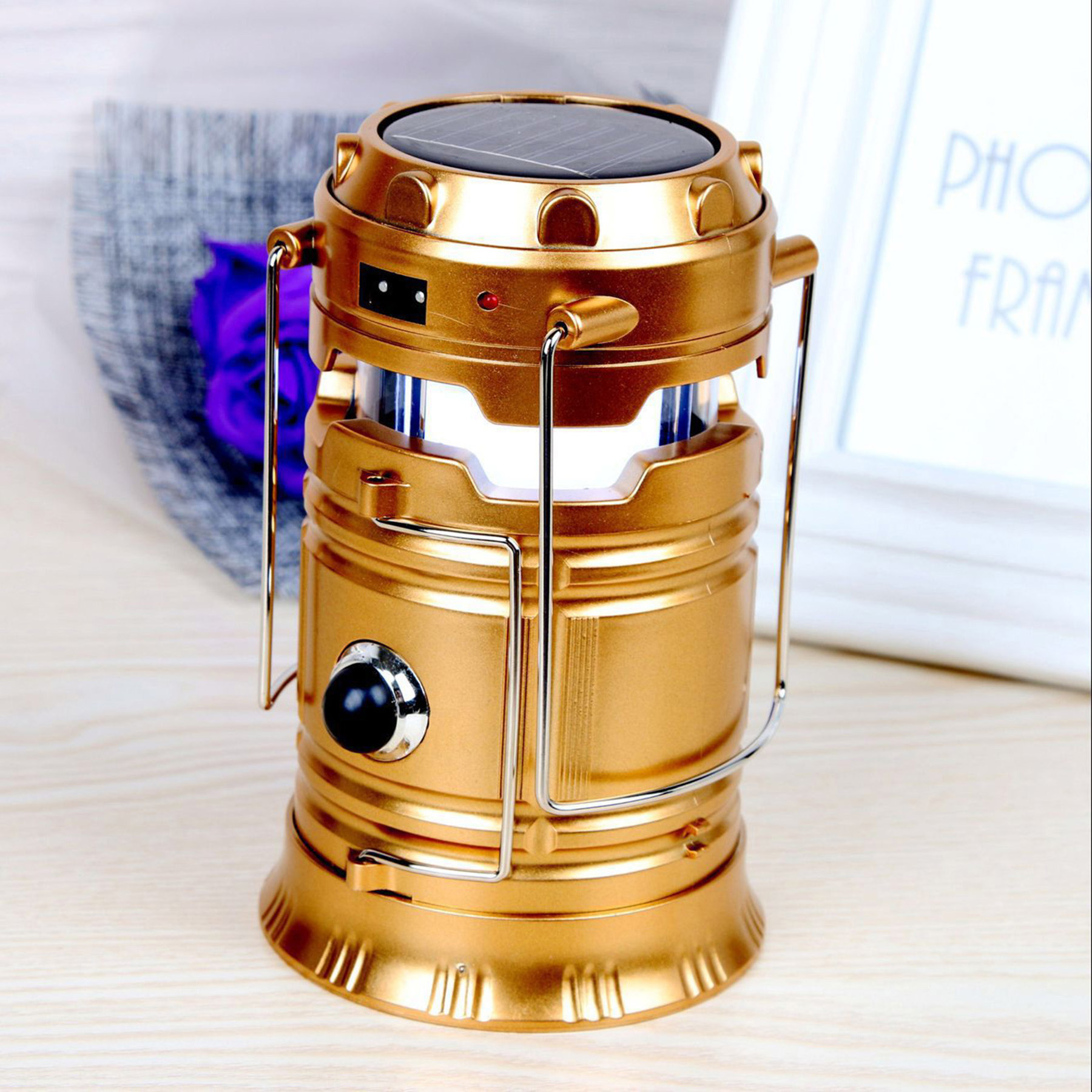 Solar Rechargeable Camping Lamps 3