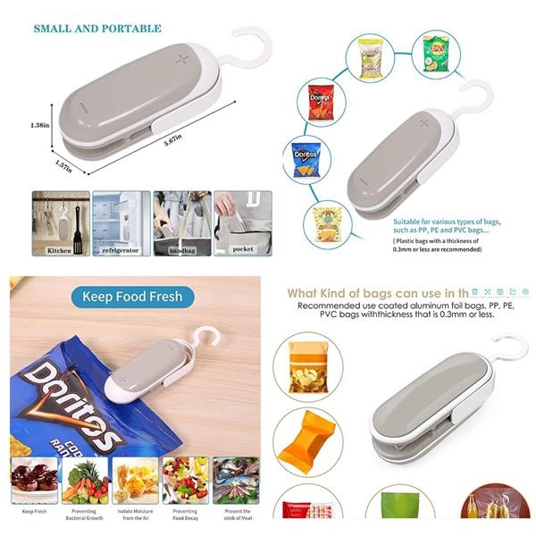 2 in 1 Portable Mini Bag Sealer 3