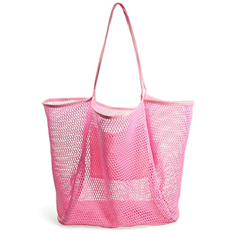 Mesh Beach Tote Womens Shoulder Handbag 4