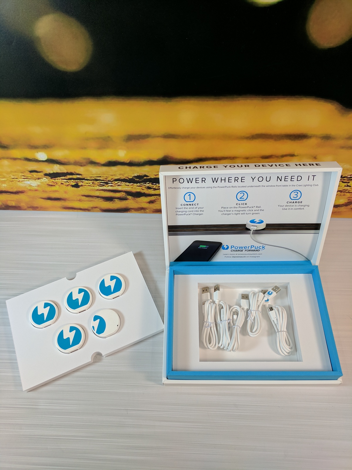 Custom Printed Full Color Hinged Soft Touch Luxury Gift Box - 8.5x8.5x4 11
