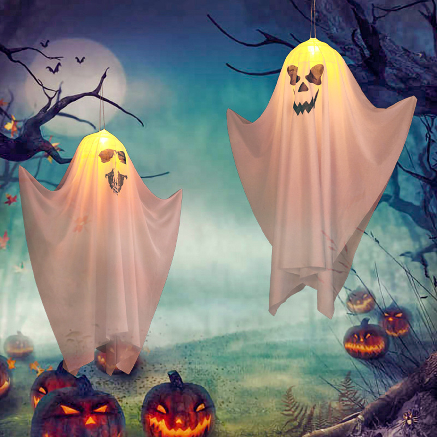 Halloween Decoration Ghost Lights 3