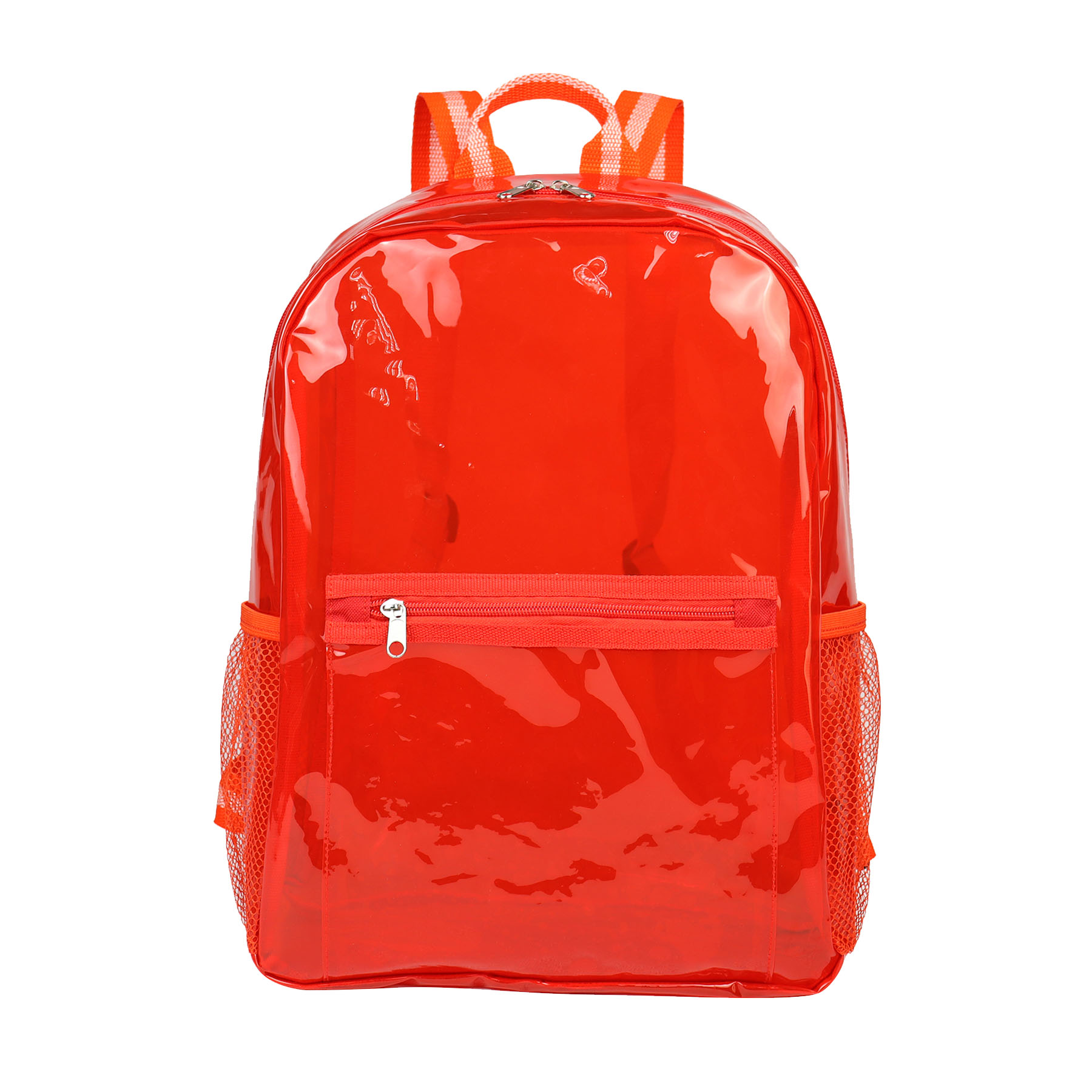 Clear Zipper Backpack with Front Pocket 8