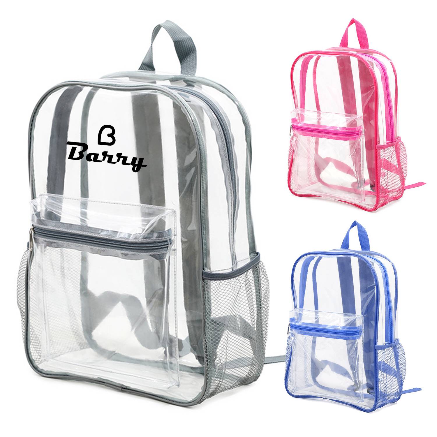 Transparent PVC Backpack For Outdoor Sports 1