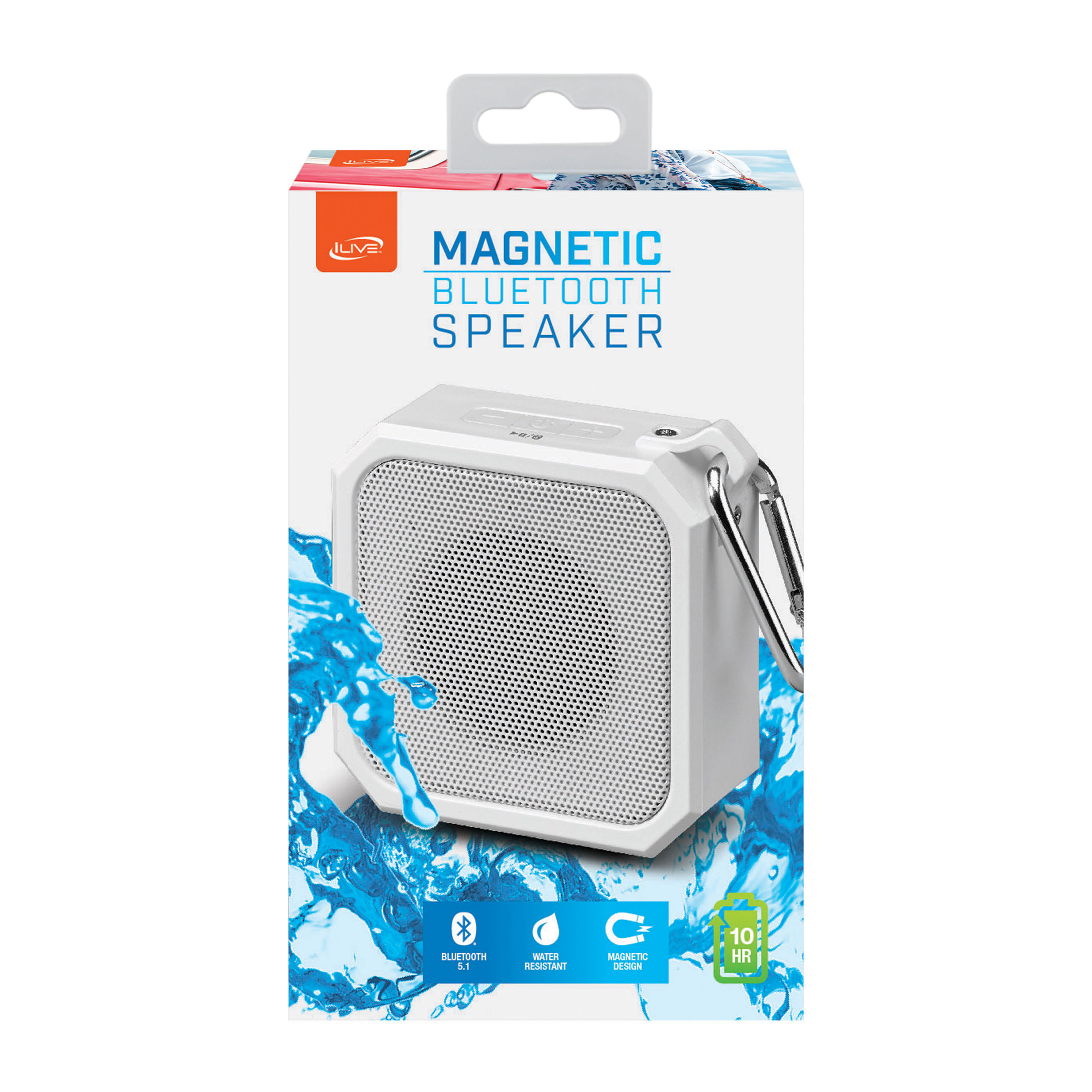 iLive™ Water Resistant Magnetic Speaker 3