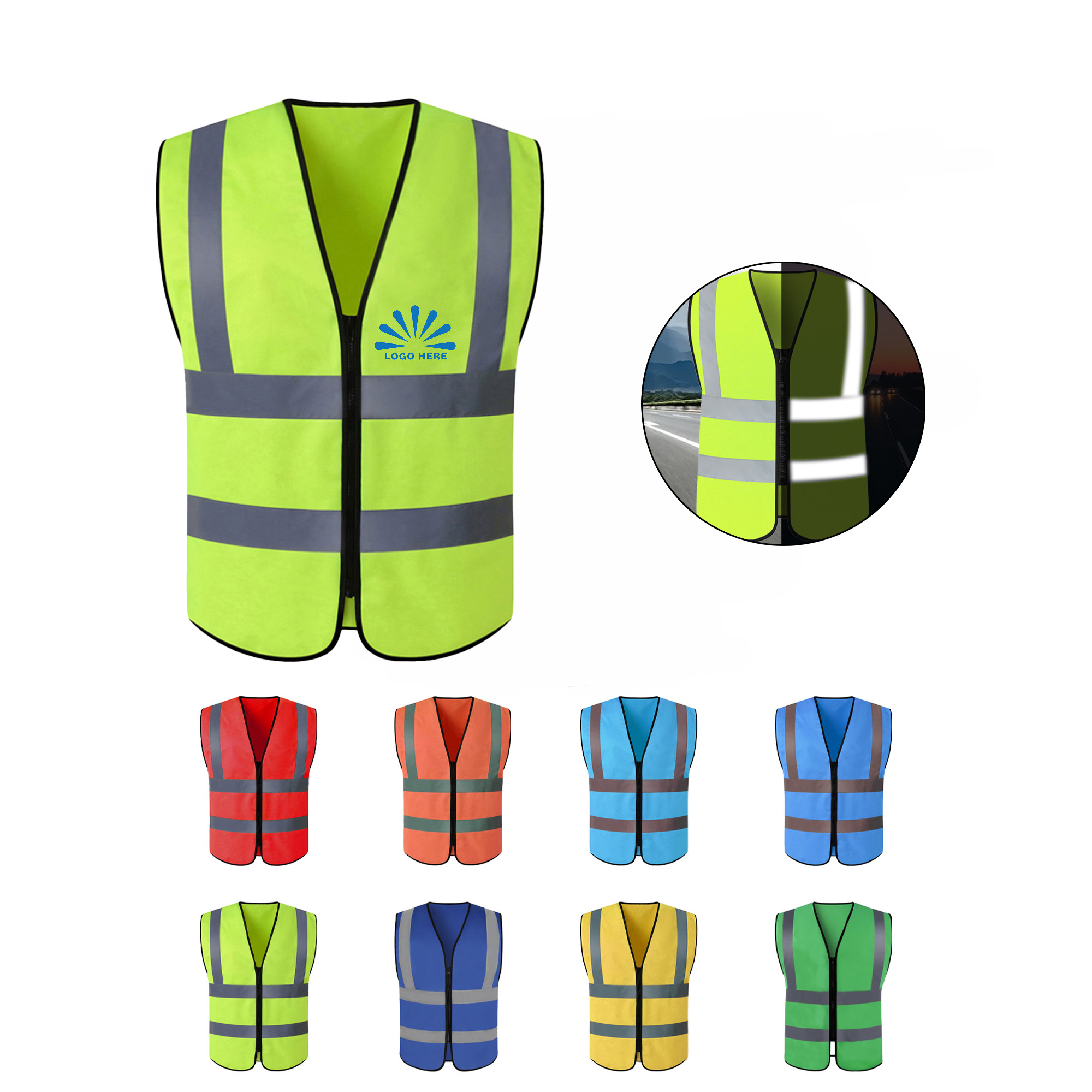 Construction Site Sanitation Reflective Waistcoat MOQ 20 9