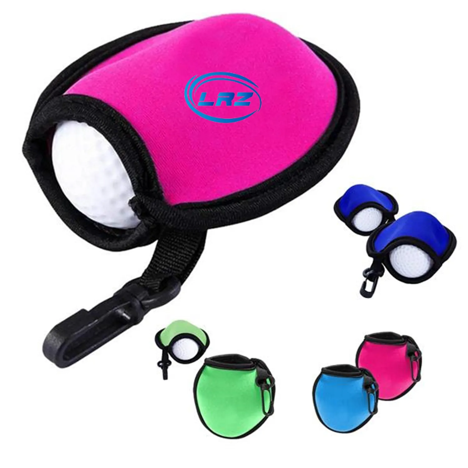 Neoprene Golf Ball Clean Pouch 3