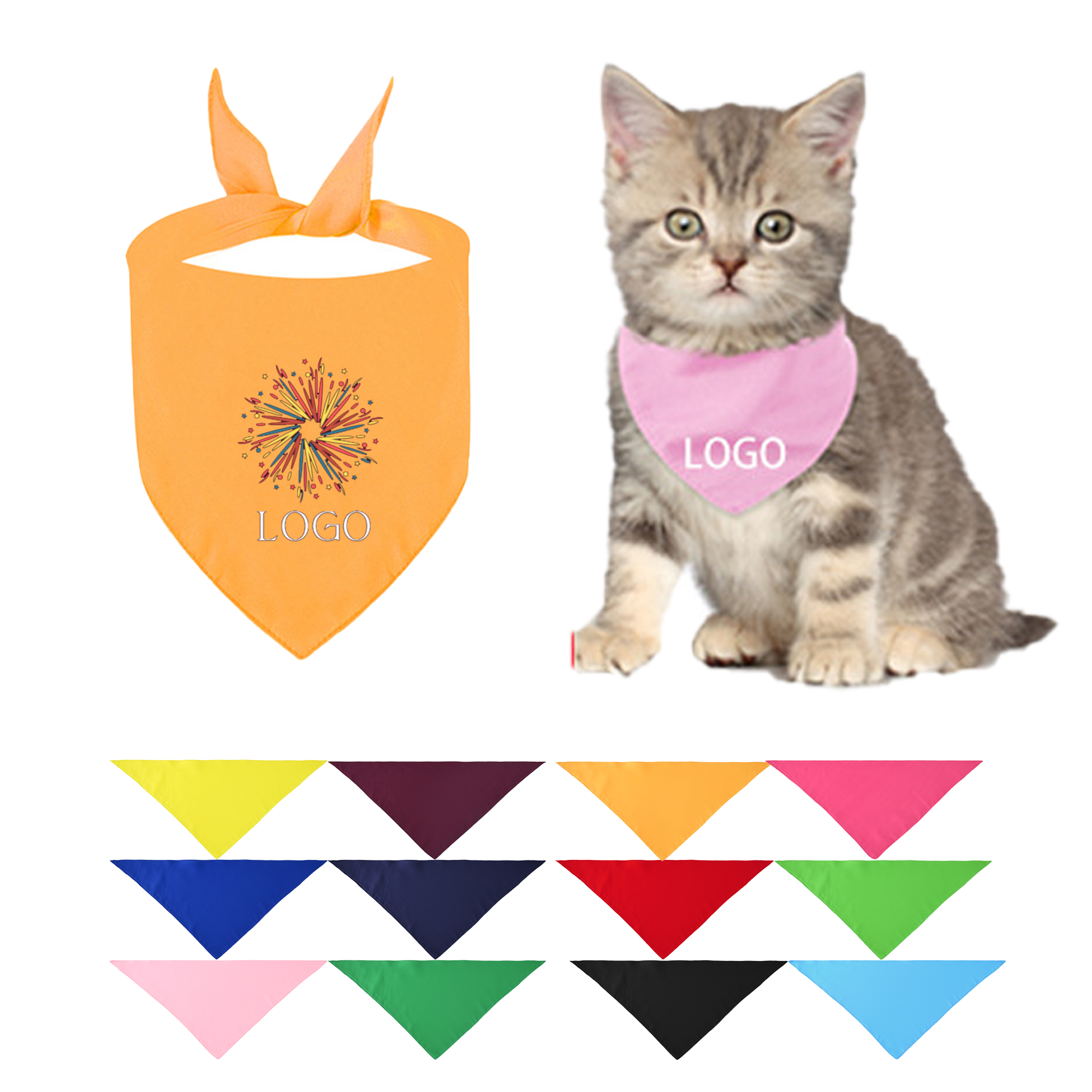 Pet Scarves In Various Colors 2