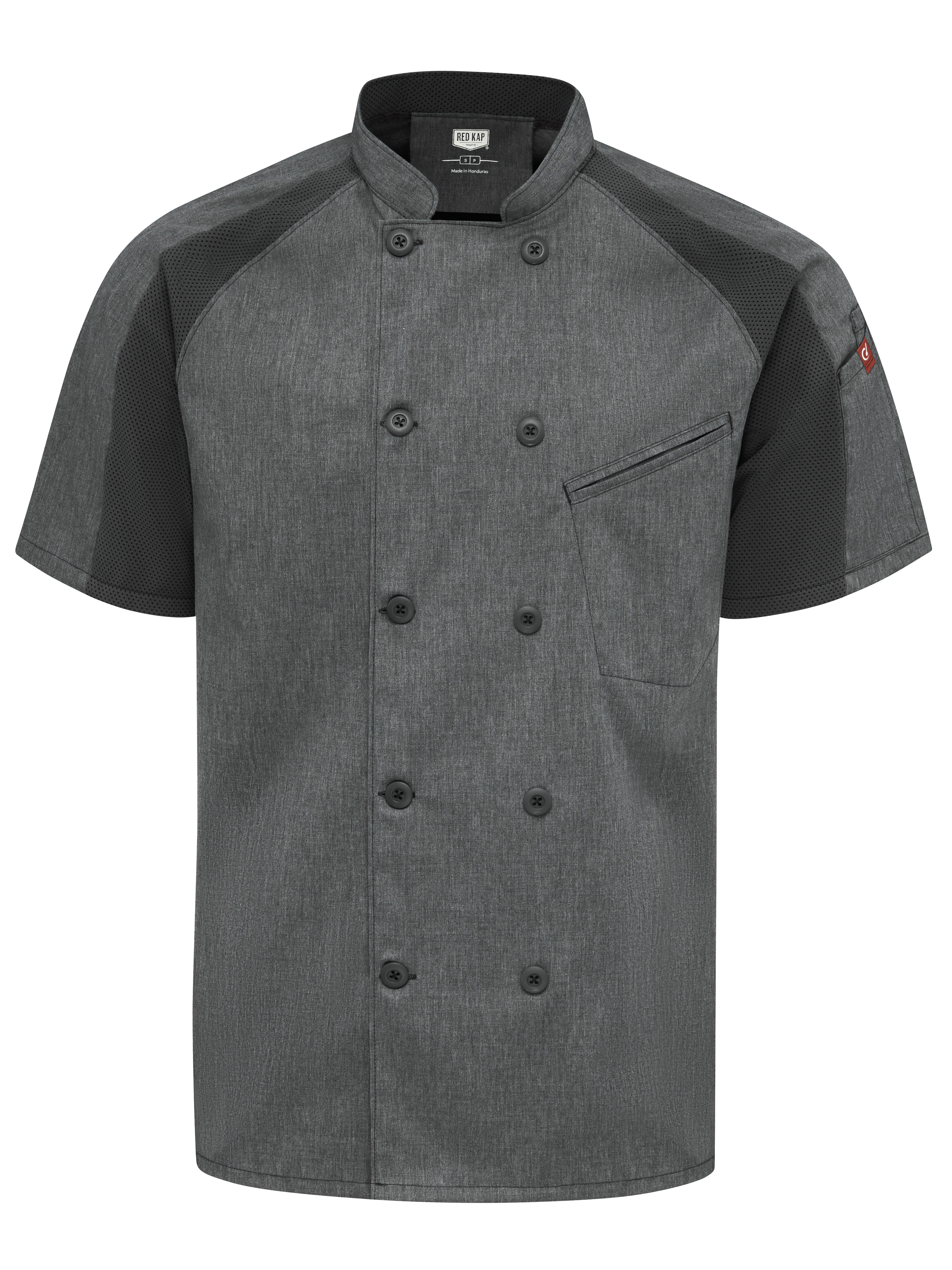 Red Kap® Men's Airflow Raglan Chef Coat with OilBlok 5