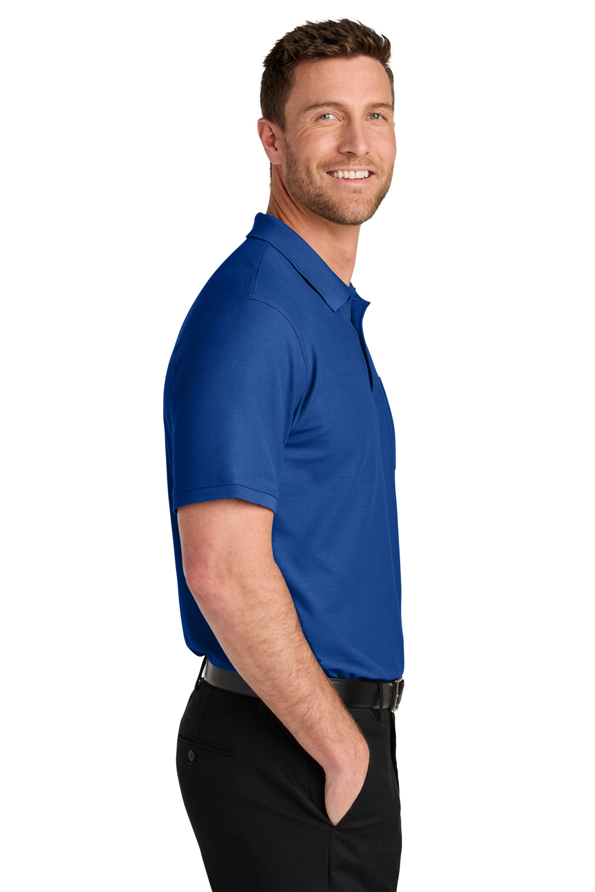 Port Authority Tall Wearever Signature Pique Pocket Polo TLK200P 18