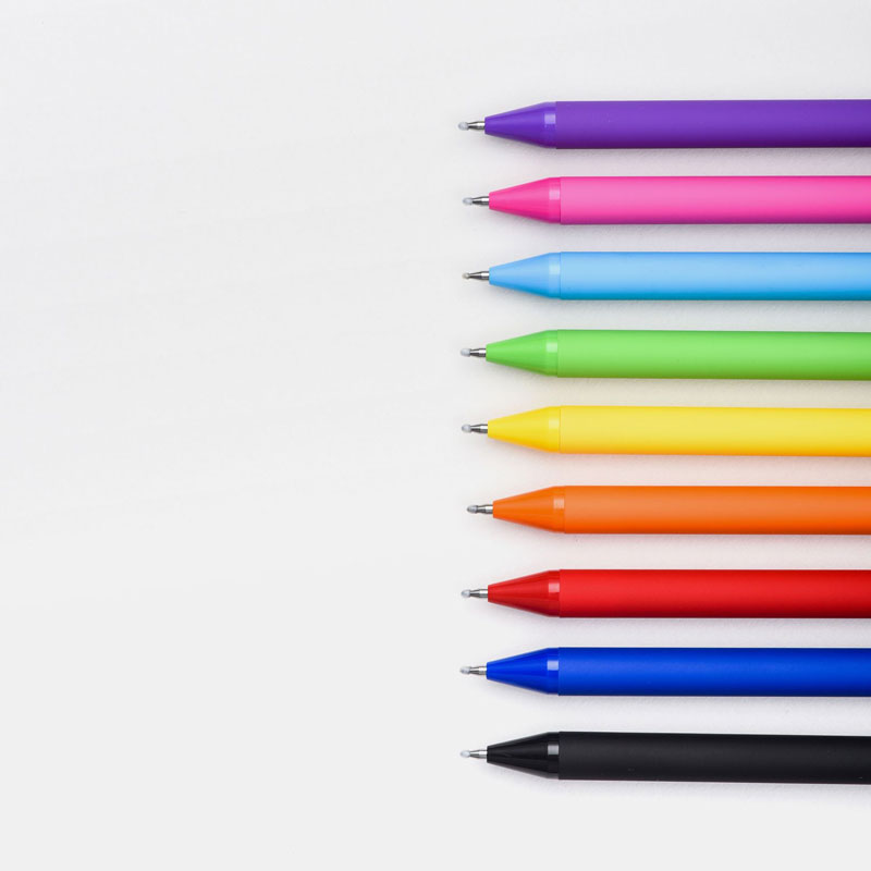 Full Color Retractable Click Ballpoint Pens 6