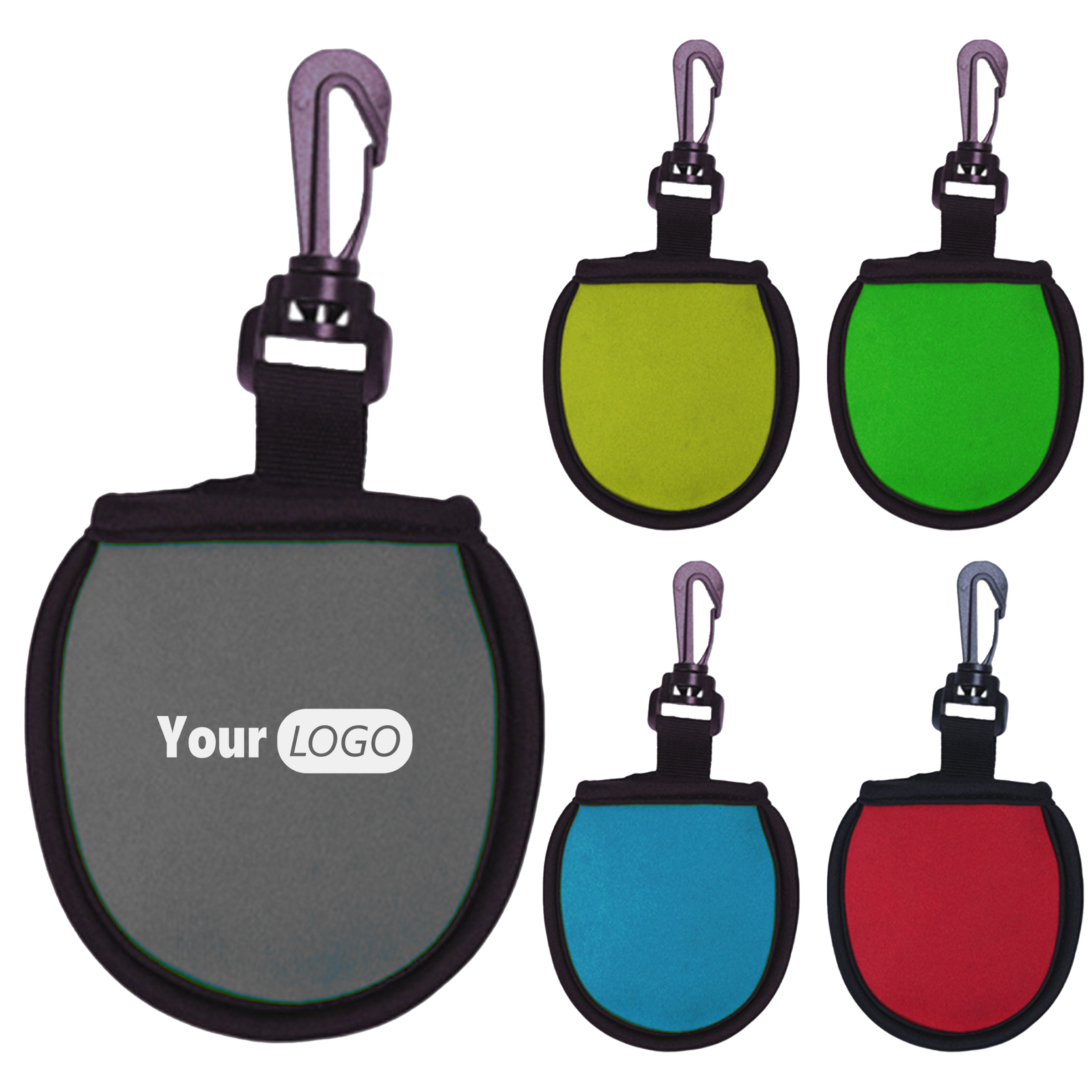 Neoprene Portable Golf Ball Cleaner Pouch For Pristine Performance 1