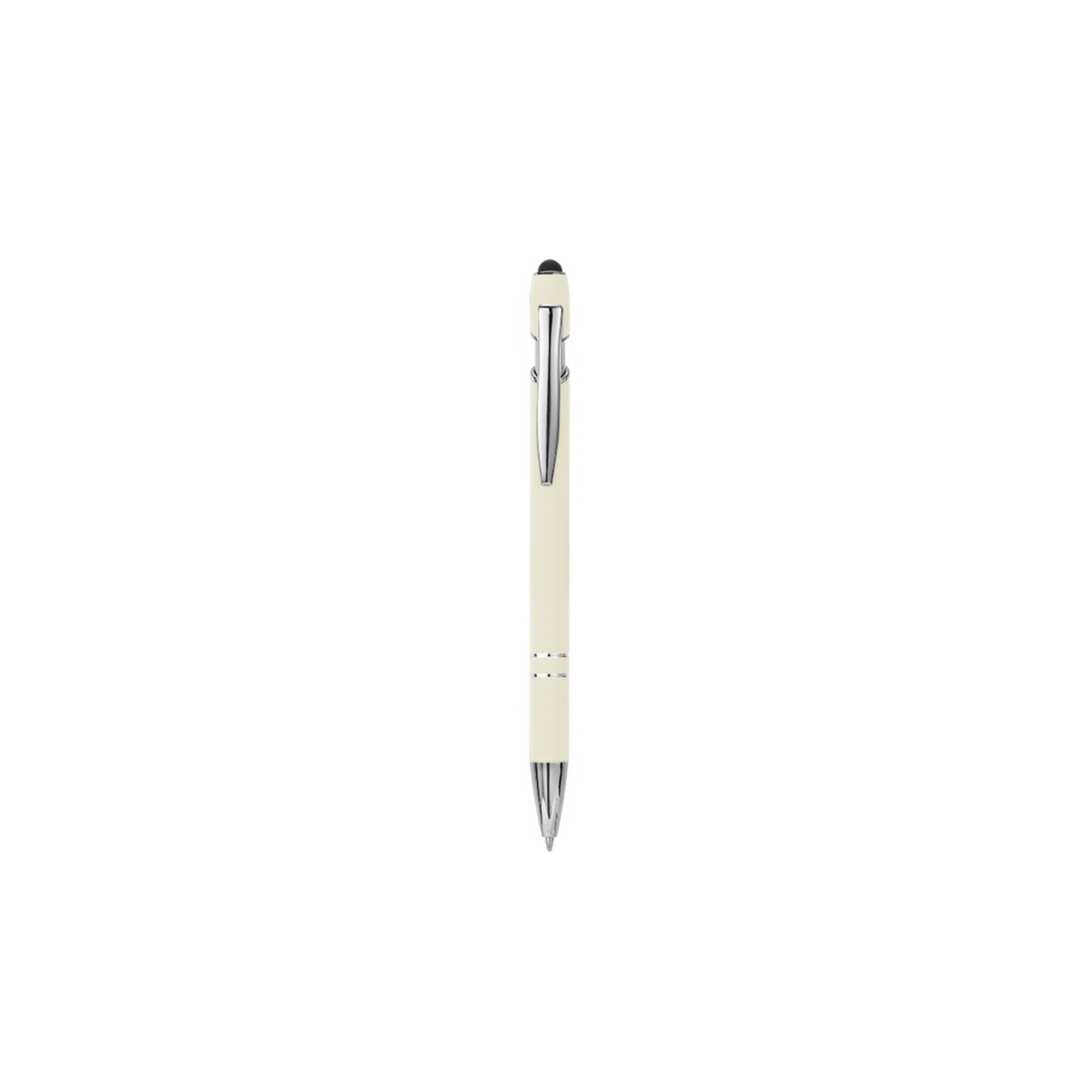 Aluminum Stylus Pen With Rubberized Finish And Plunger Action 15