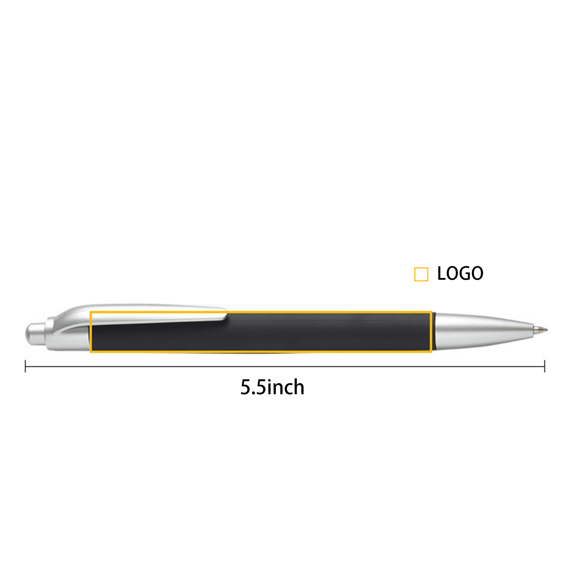 Retractable Frosted Plastic Ballpoint Pen 4
