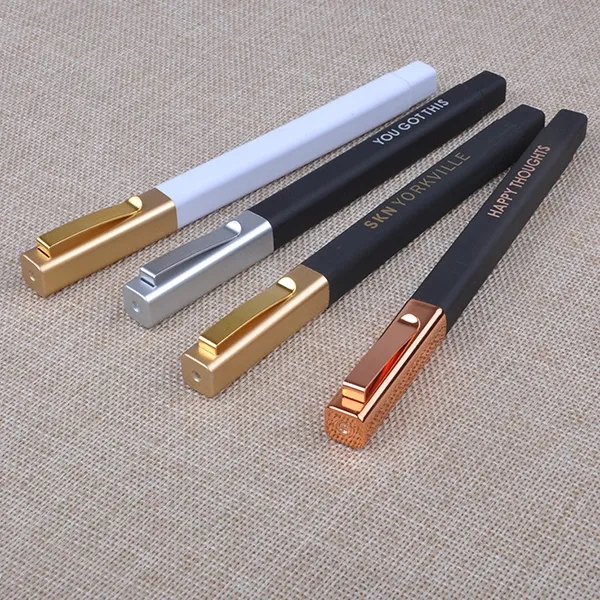 Ambassador Square Pen With Gold Cap 1