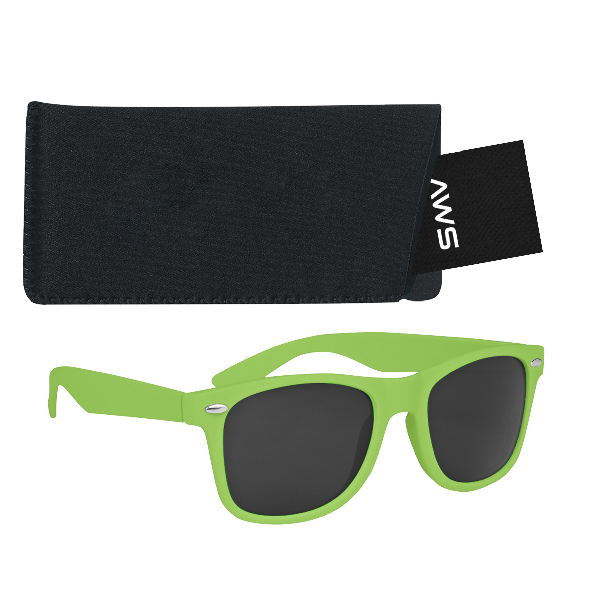 Aws Velvet Touch Malibu Sunglasses With Pouch & Hang Tag 7