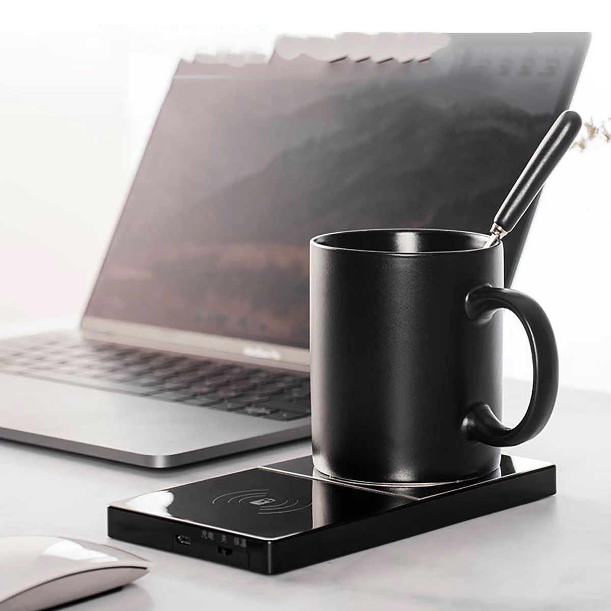 2-in-1 Smart Coffee Mug Warmer & Wireless Charger 2