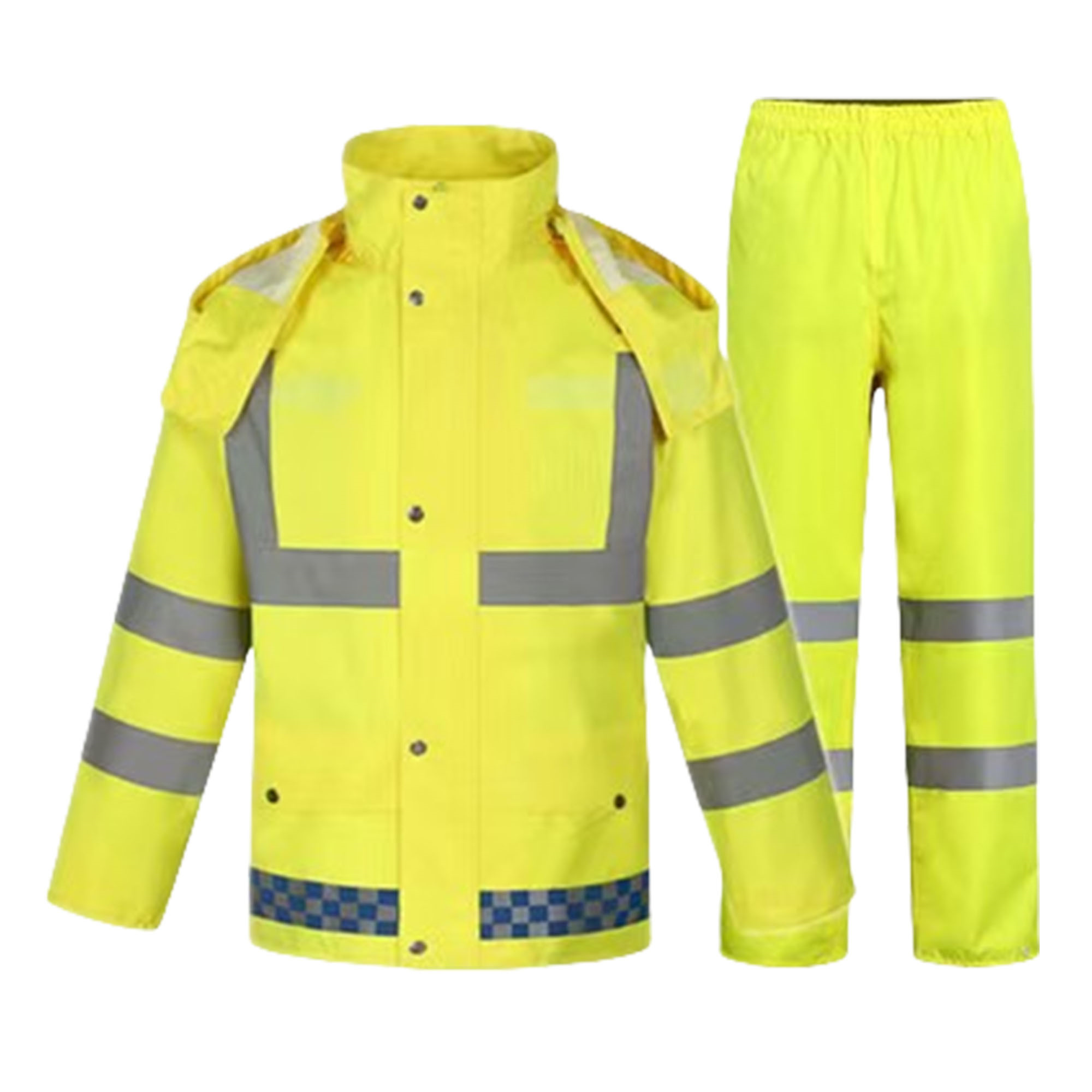 High Visibility Safety Raincoat Suit 10