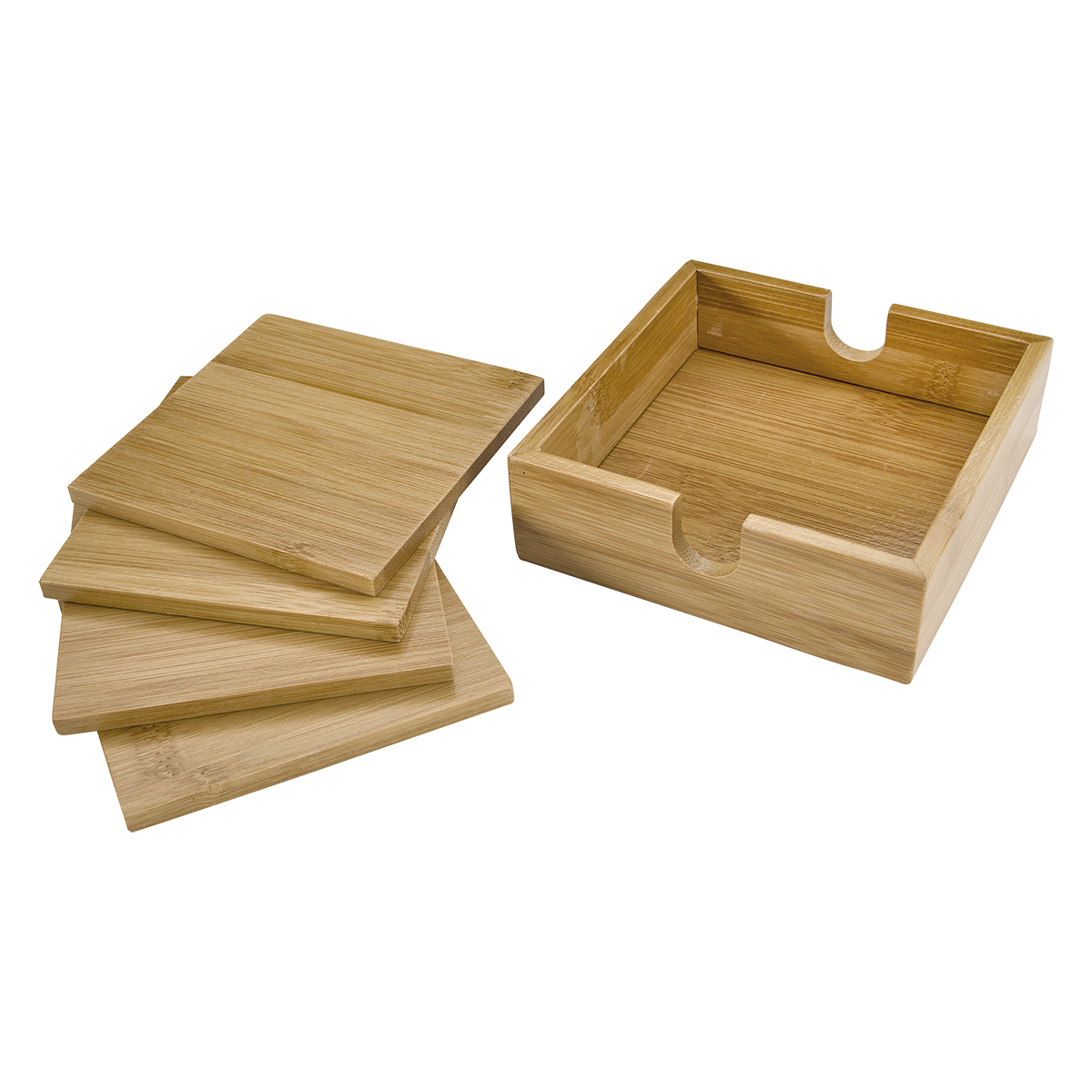 Bamboo Coaster Set 3