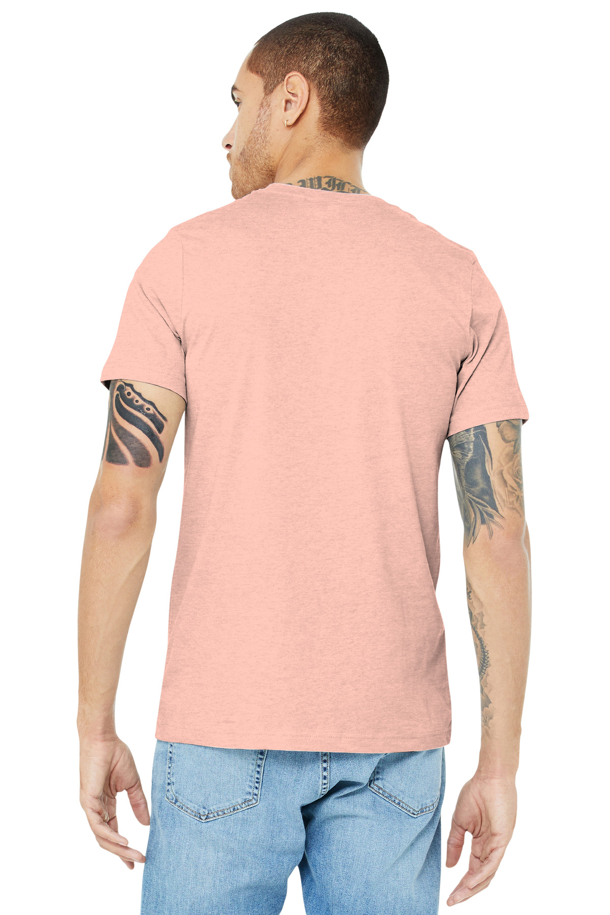 BELLA+CANVAS® Unisex Heather CVC Short Sleeve Tee 180