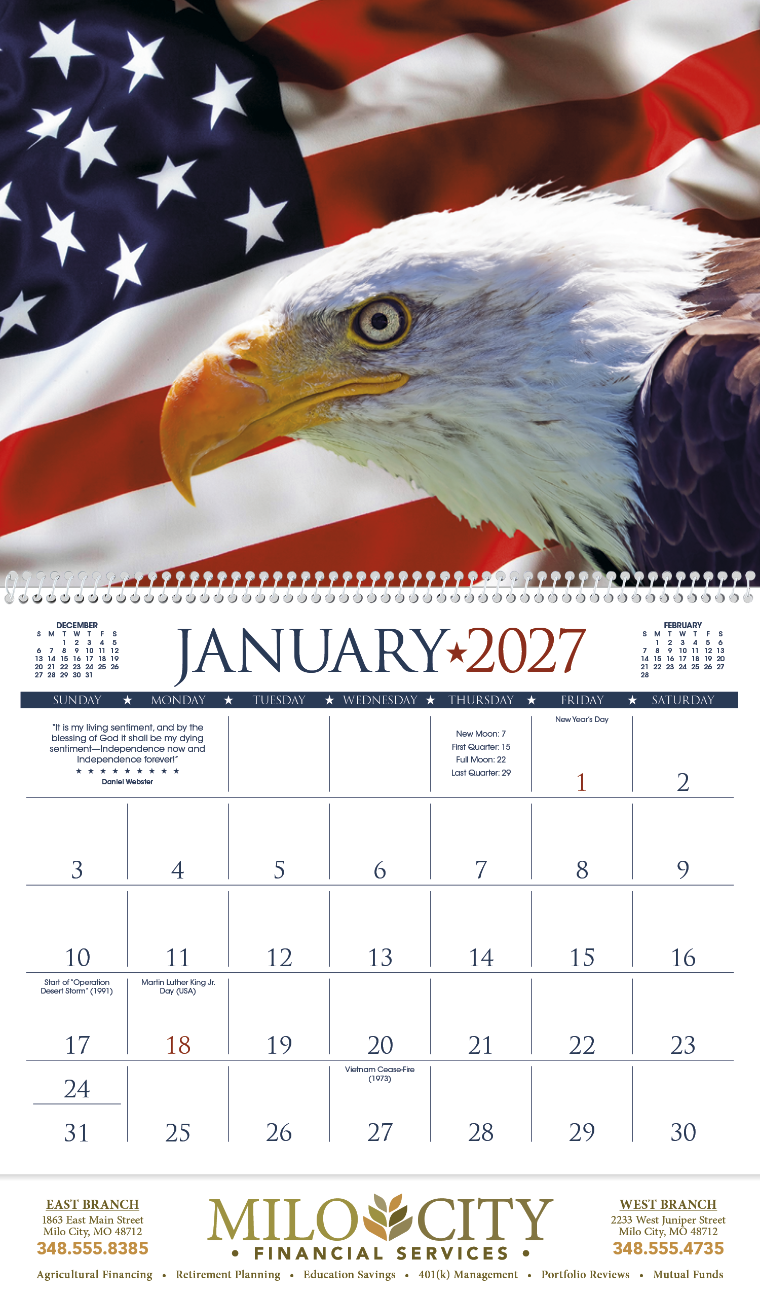 Triumph® Calendars I Love America Calendar 45