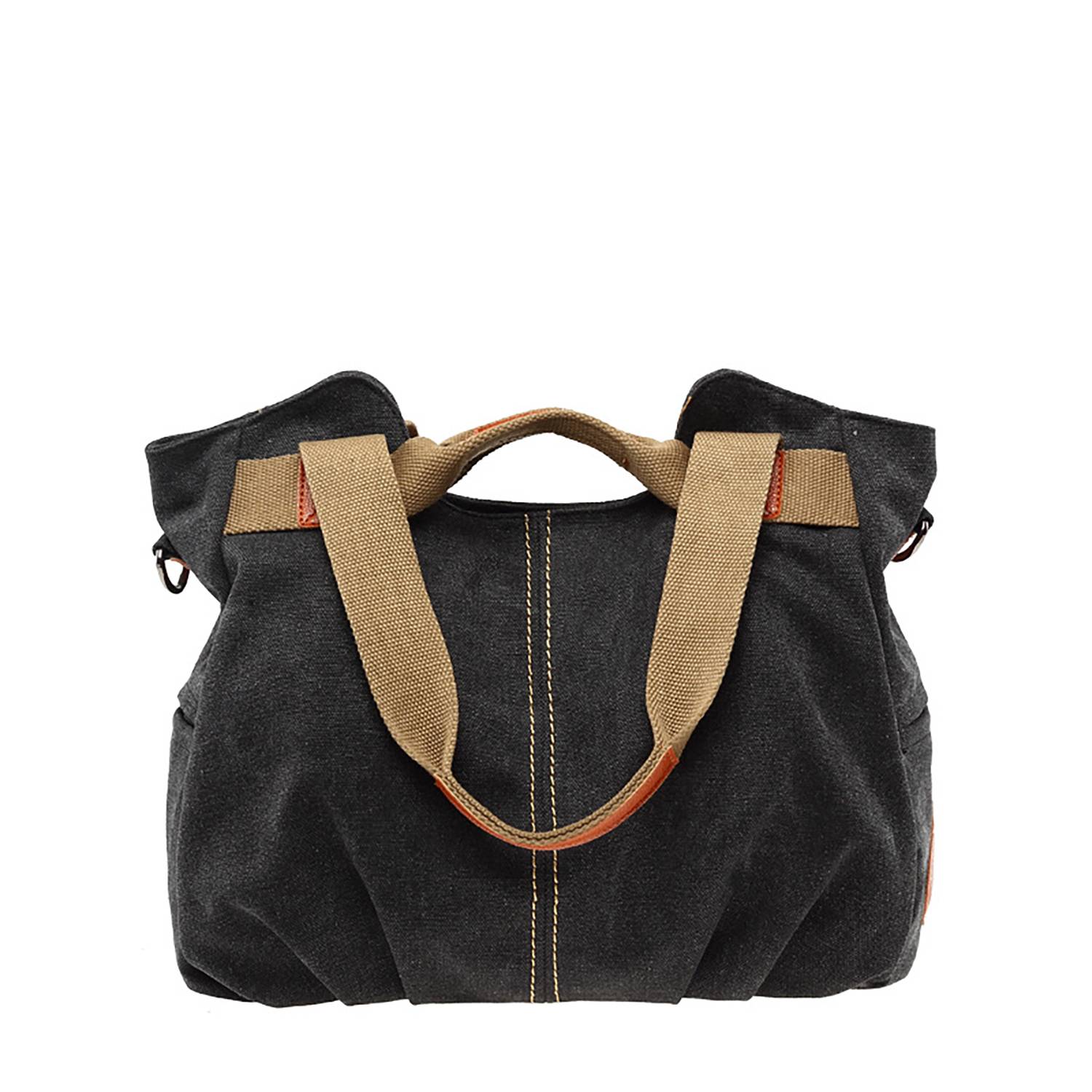 Vintage Shell-Shaped Canvas Shoulder & Tote Bag 1