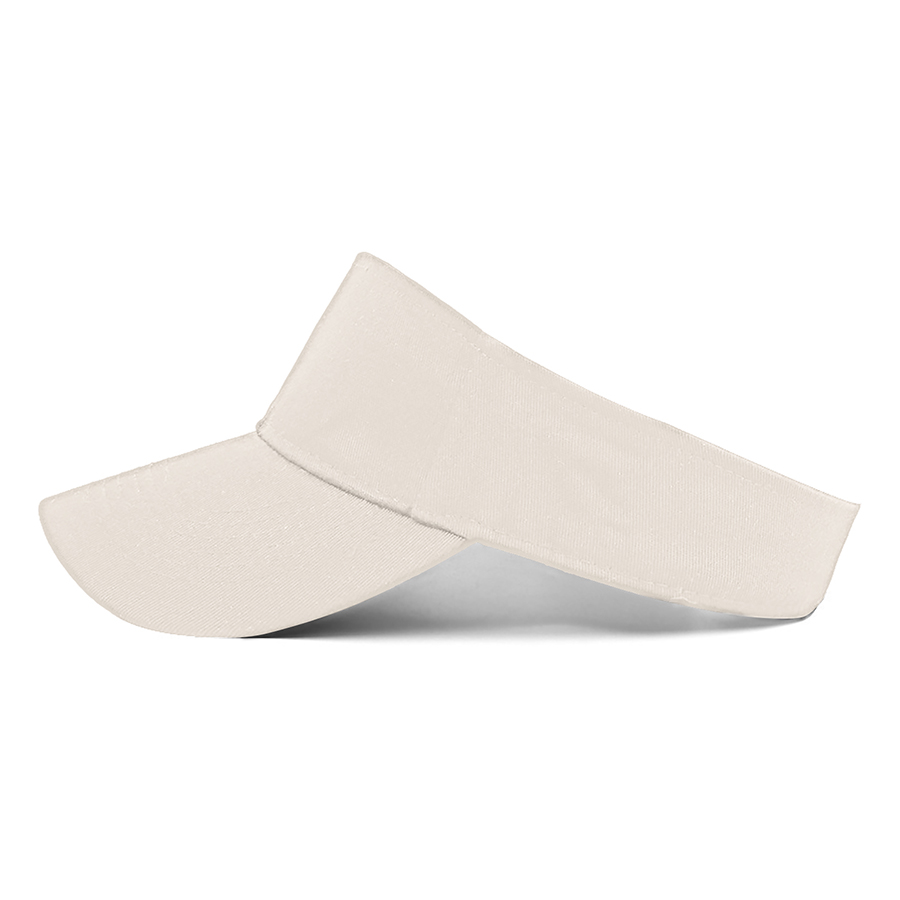 Stock Solid Color Cotton Visor - Sports Style 20