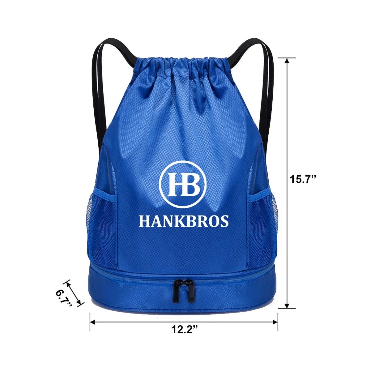 Dry and Wet Separation Swimming Drawstring Backpack 3