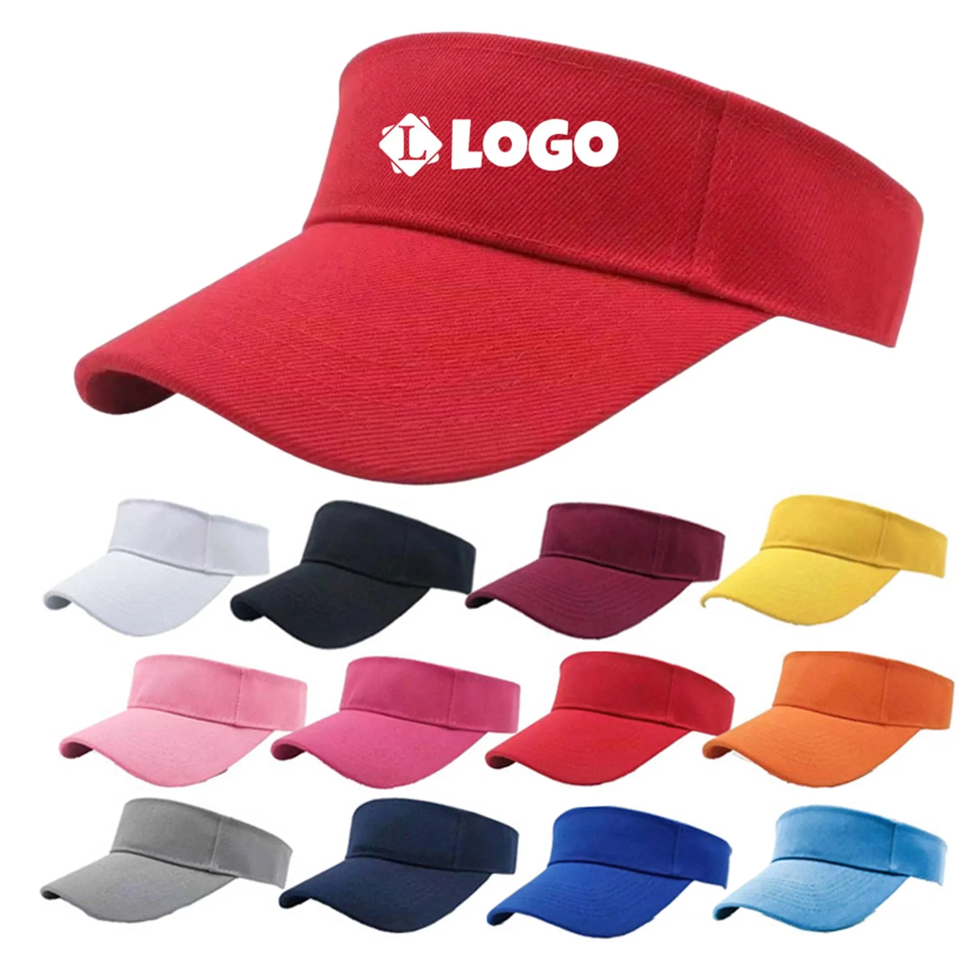 Lightweight Adjustable Summer Sun Visor Hat 19