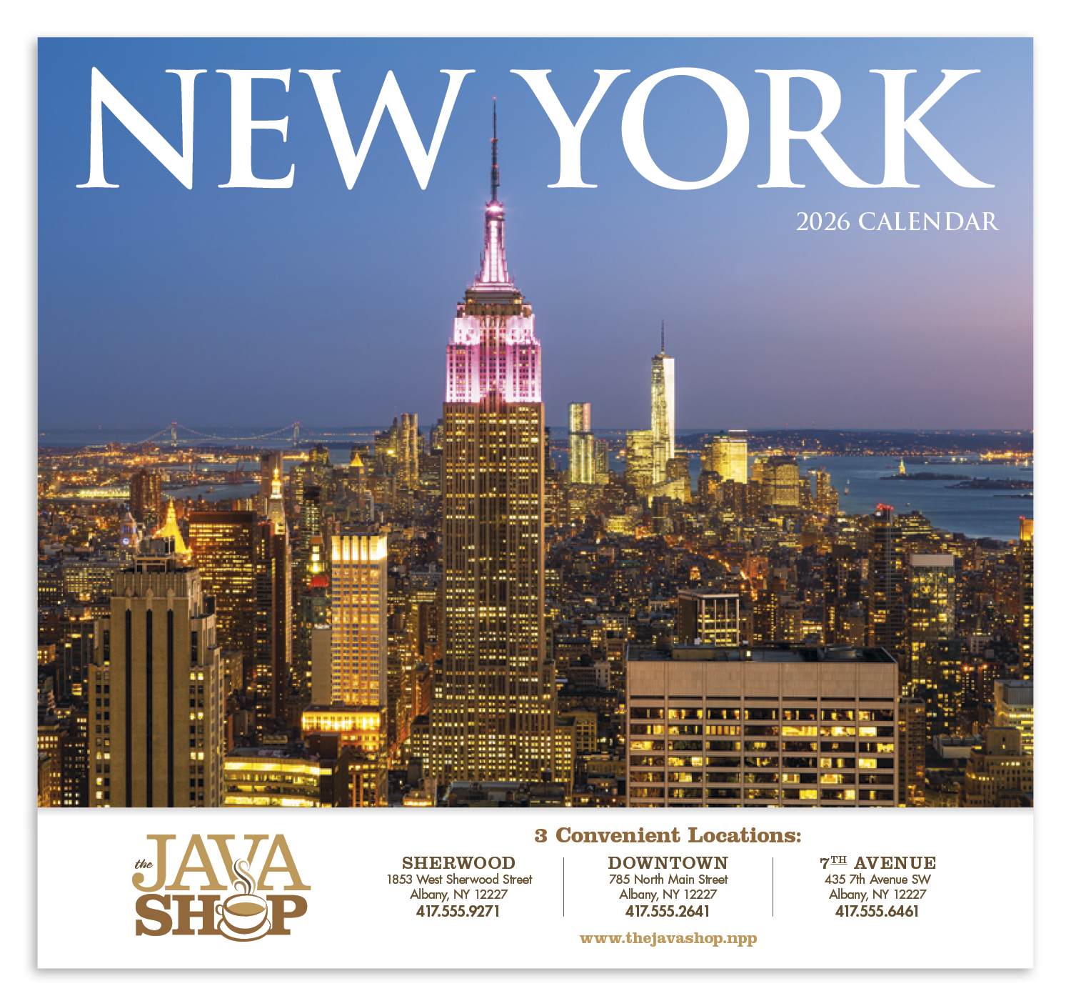 HotLine® Products New York Appointment Calendar - Stapled 22