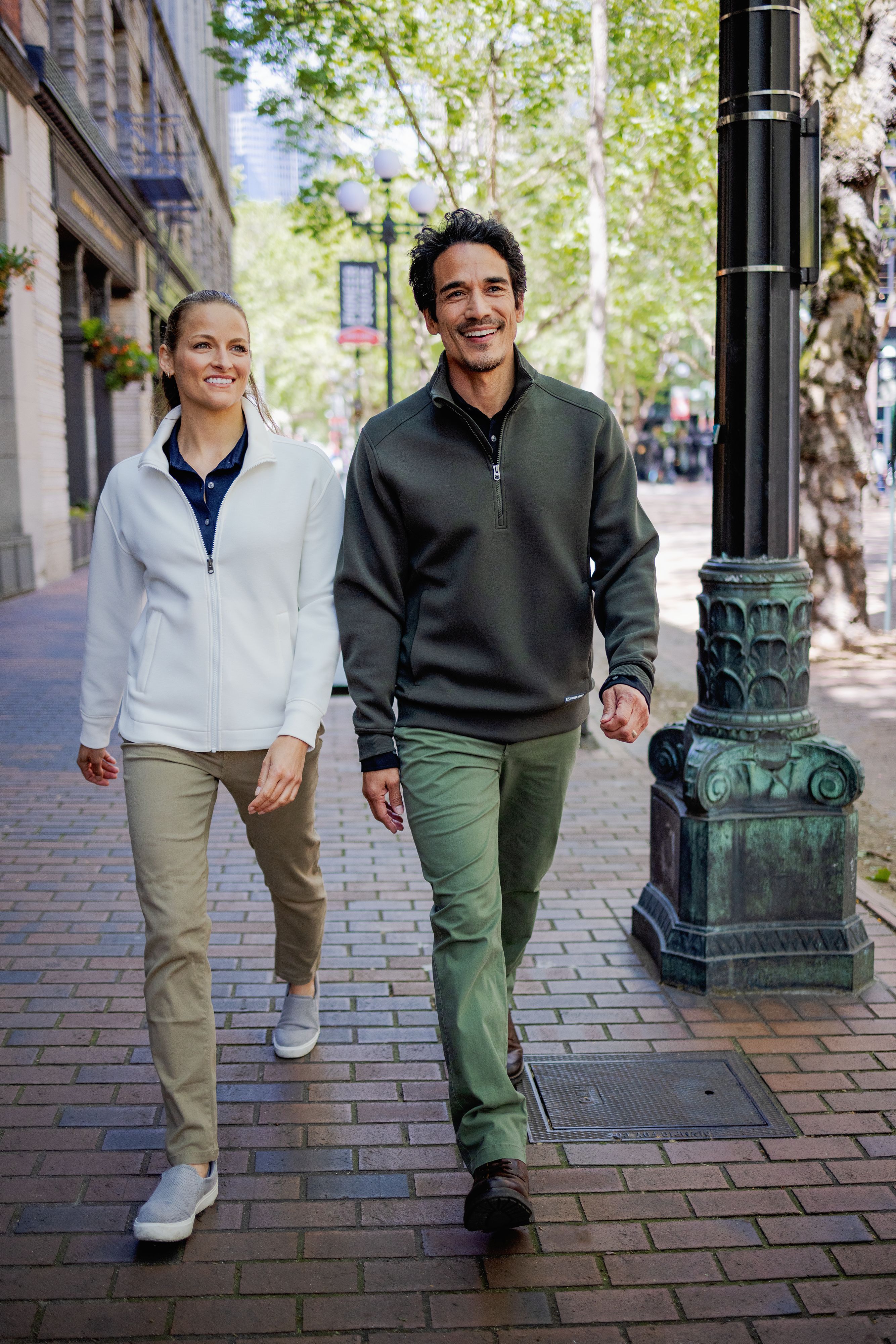 Cutter & Buck Roam Recycled Buttery-Soft Knit Mens Quarter Zip Jacket 2