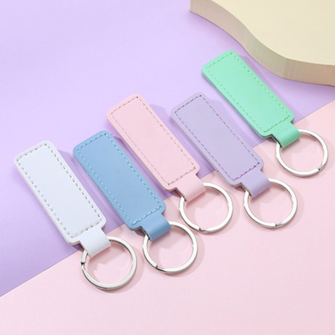 PU Leather Keychain Keg Ring 7