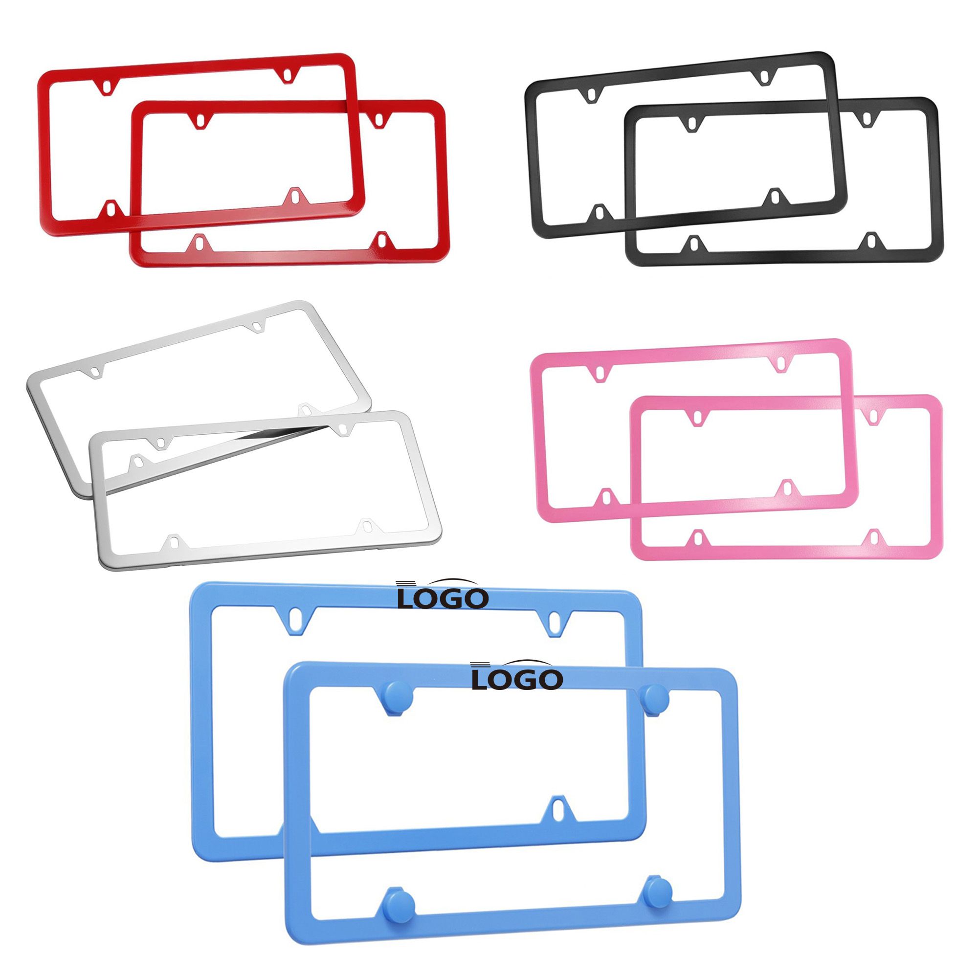 Stainless Steel License Plate Cover 6