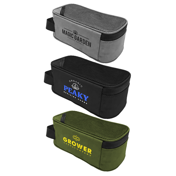 Custom Carbon Smell Proof Stash Carrying Case with Combination Lock 1