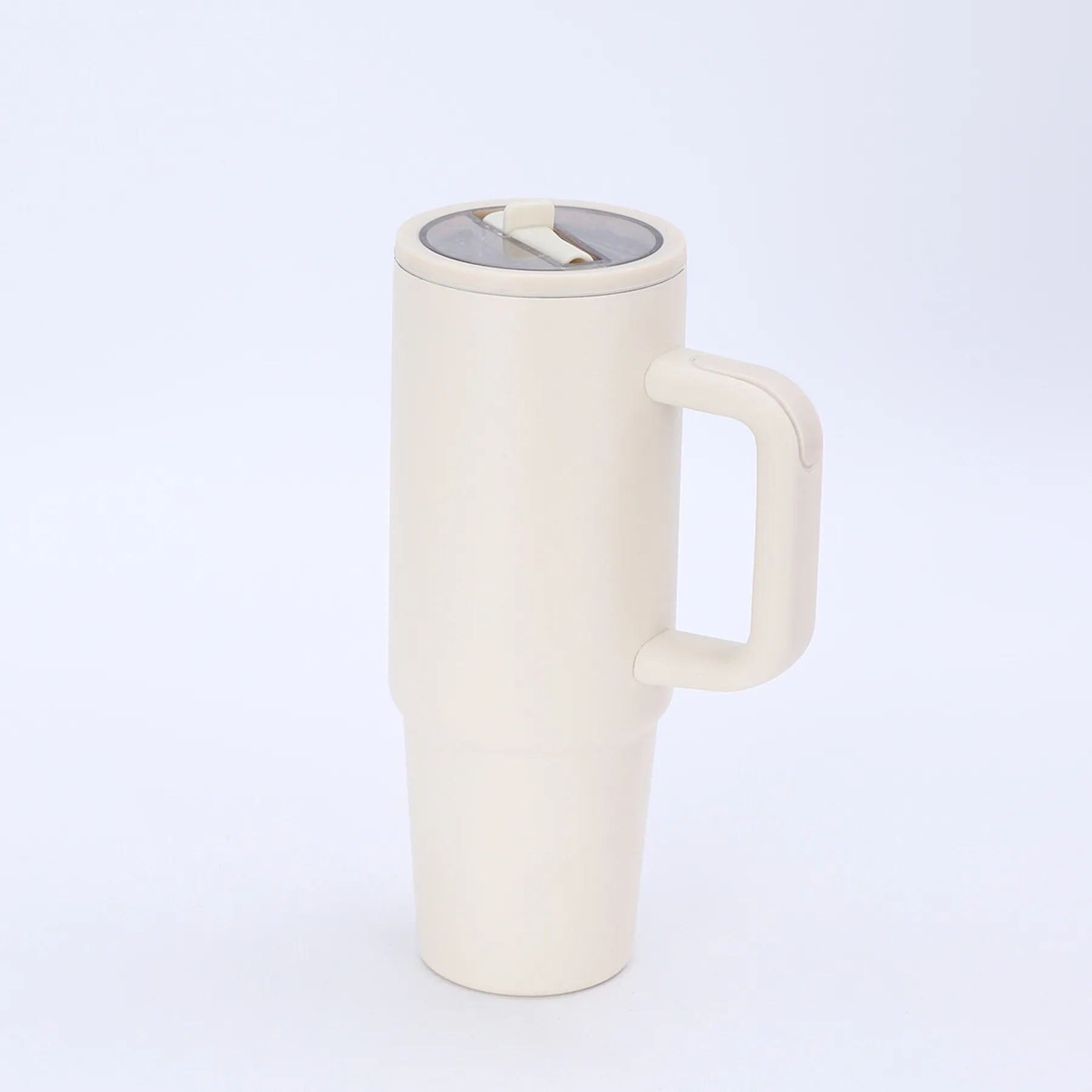 30 oz Stainless Steel Tumbler with Handle & Flip Straw Lid 4