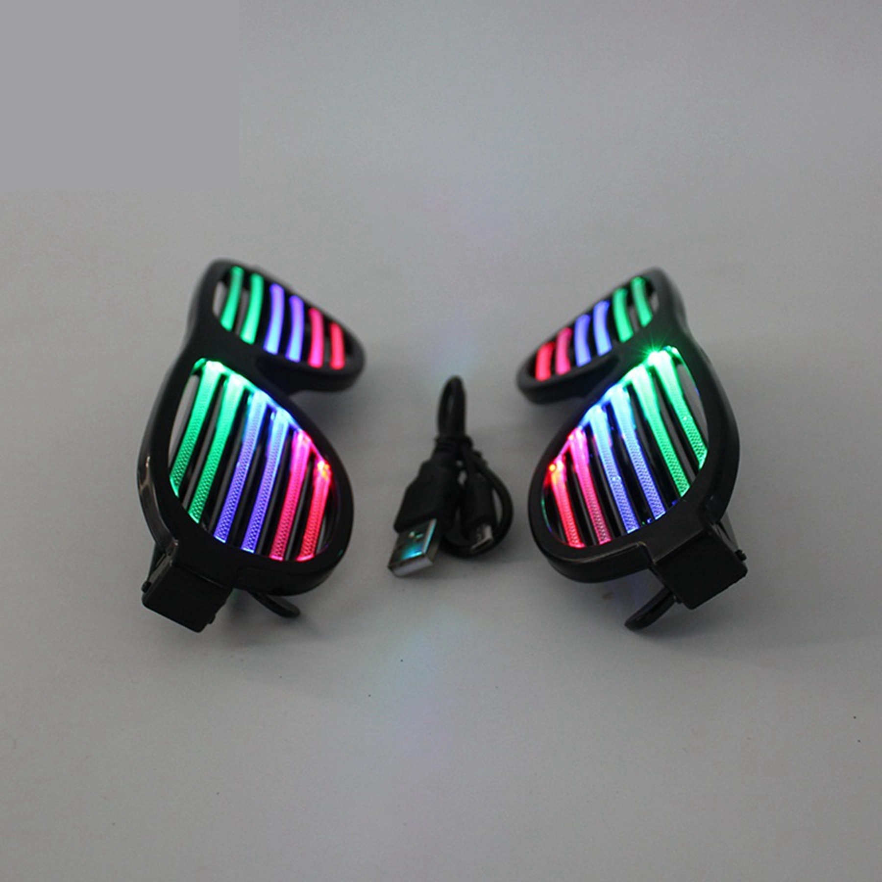 LED Shutter Shades Sunglasses 4