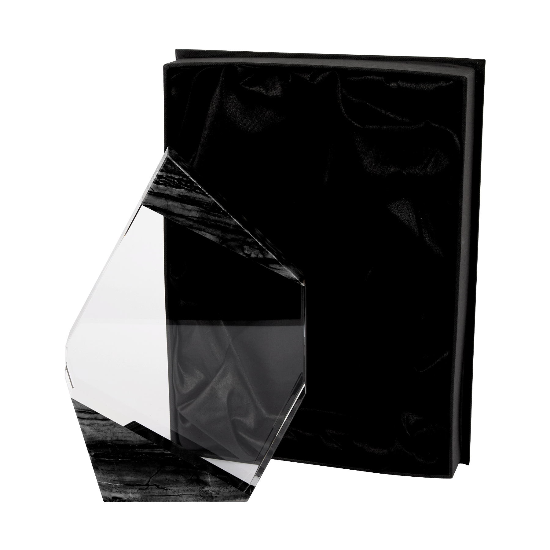 Aquila Crystal Polygon with Marble Trim 4