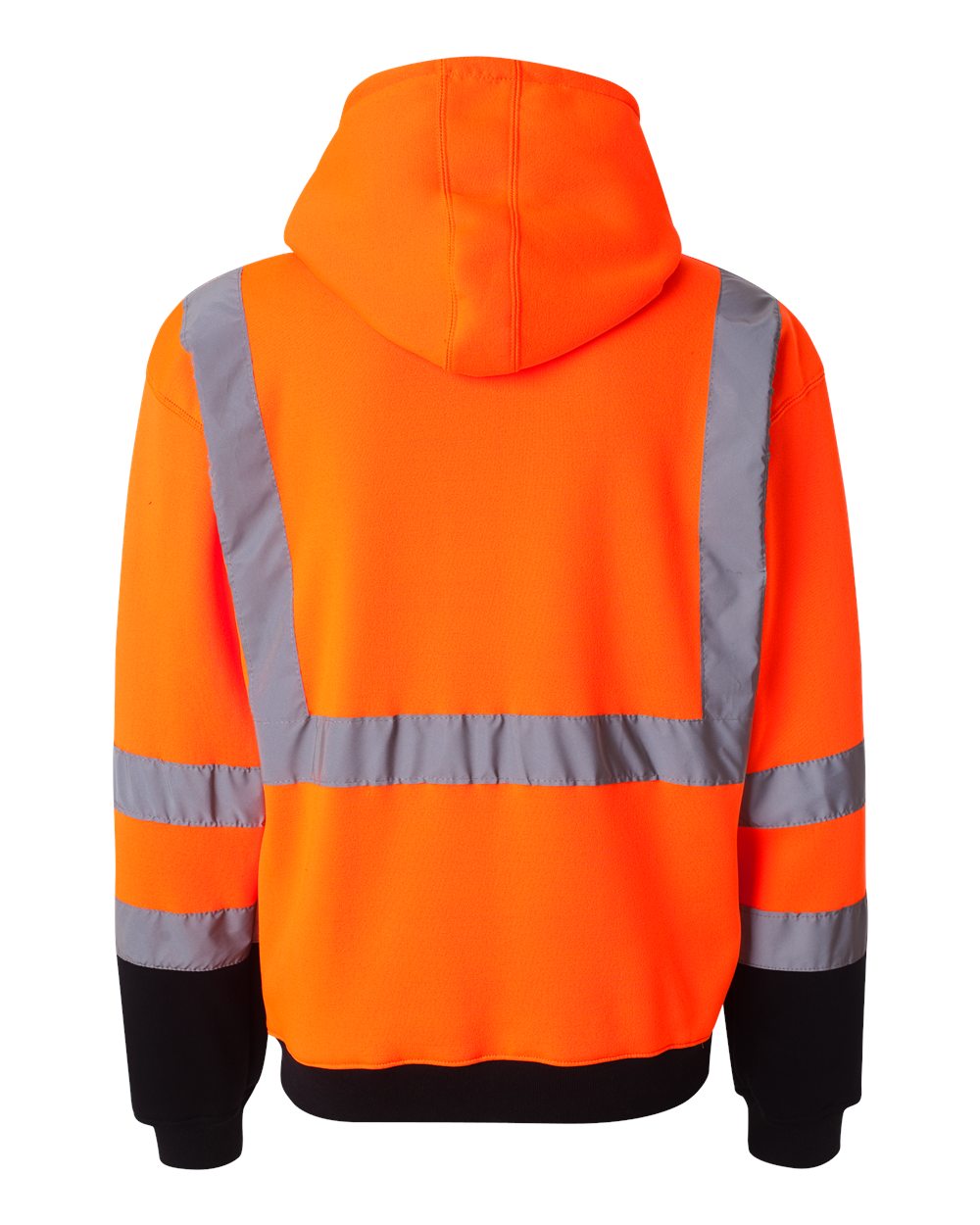 Unisex Hi-Vis Full-Zip Hooded Sweatshirt - JS102-103 13