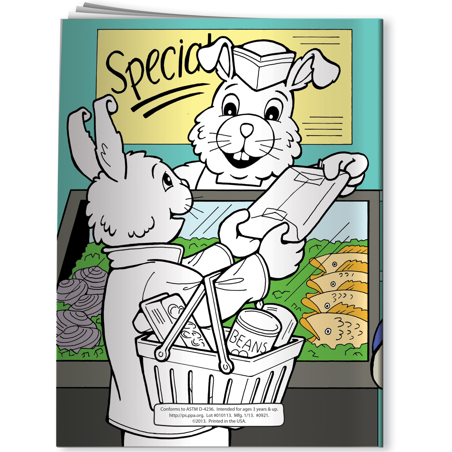 Coloring Book - Healthy Eating Starts at the Supermarket 4
