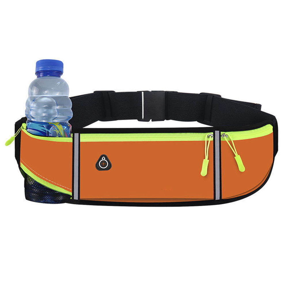 Multifunctional outdoor sports nylon fanny pack waist bag with water bottle pocket 10