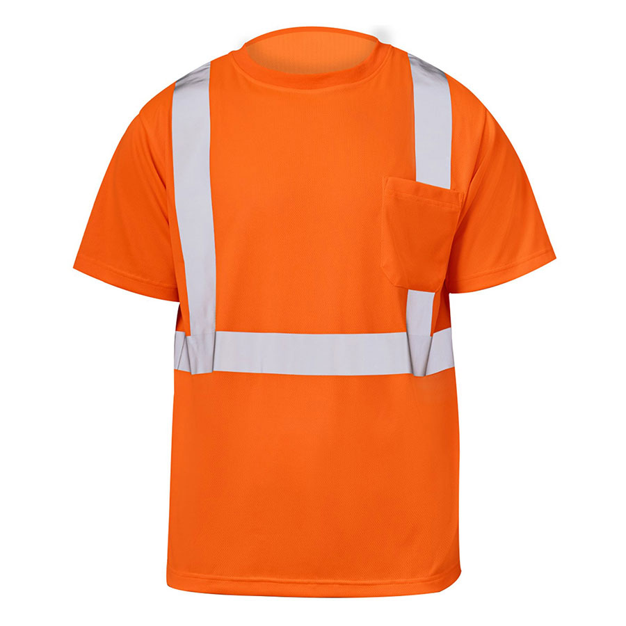 VISIPRO Short Sleeve Reflective Safety T-Shirt with Pocket - 7