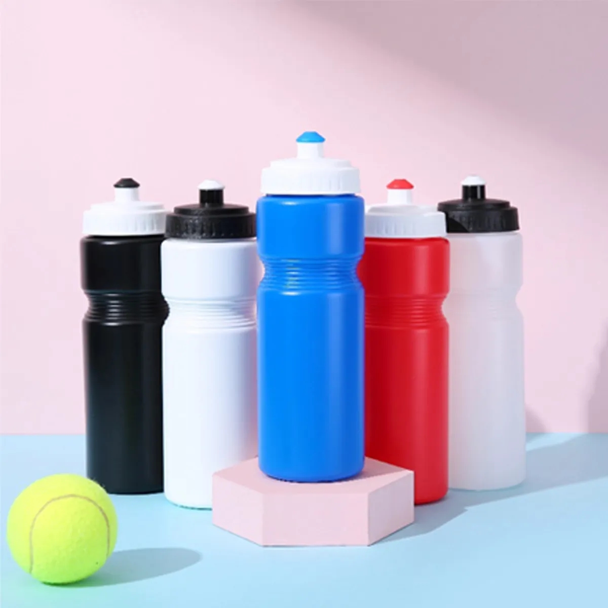 25oz. 28oz. Push Cap Plastic Outdoor Sports Water Bottles 1