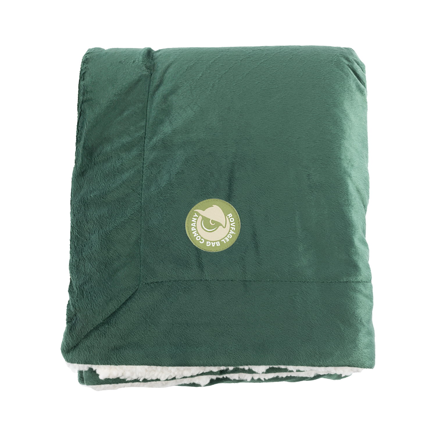 Sherpa Blanket w/ Sewn Woven Patch