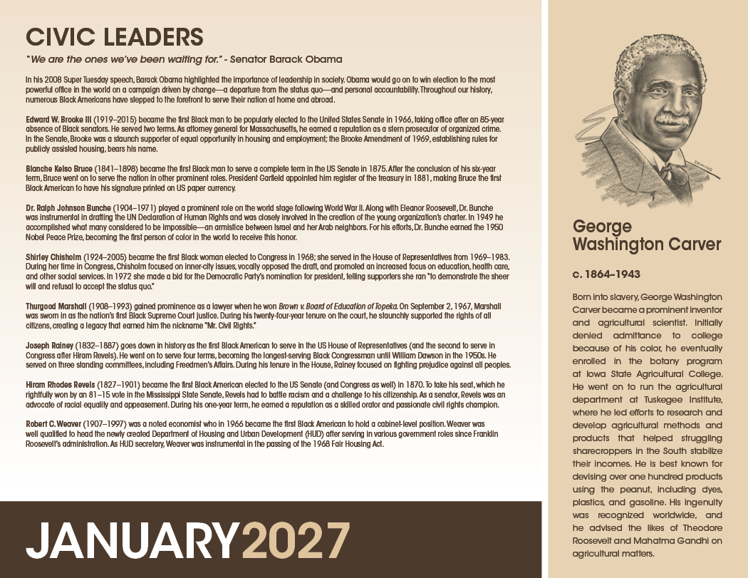 Triumph® Calendars African-American Heritage Barack Obama Calendar 72