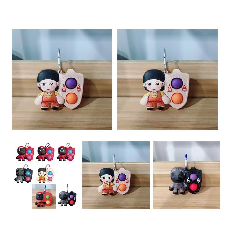 Silicone Push Pop Bubble With Mountaineering Buckle