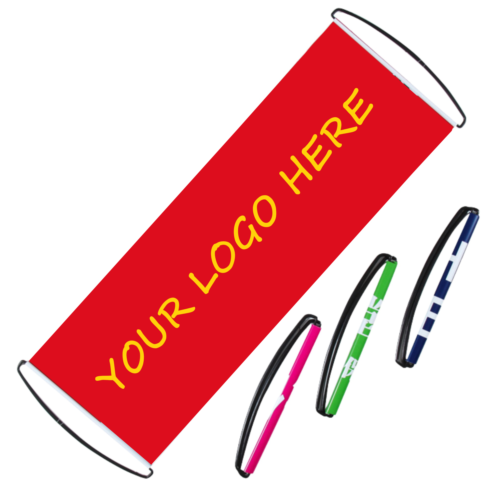 Cheering Flag Automatic Retractable Banner 1