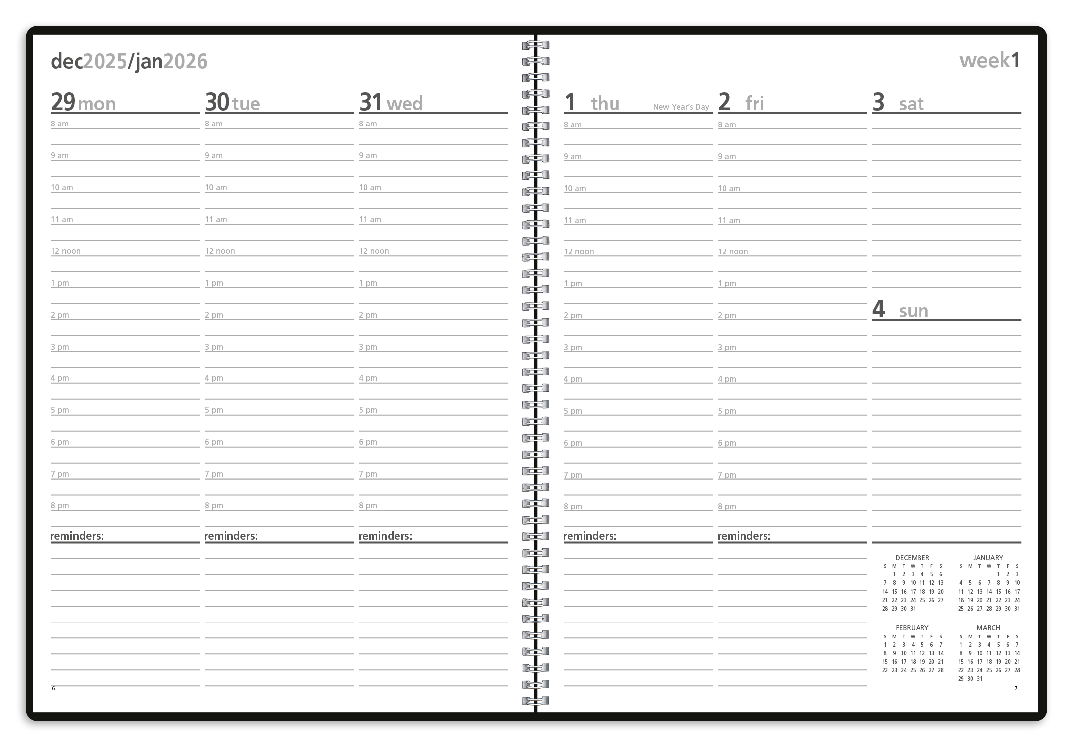 Triumph® Calendars Monthly & Weekly Planner 12