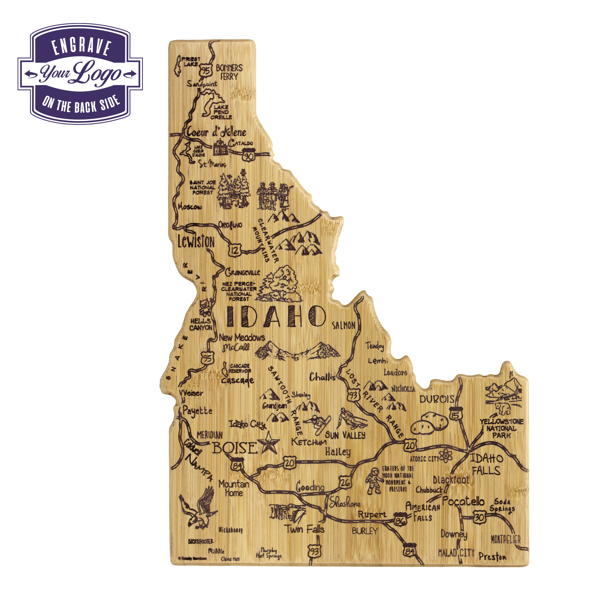 Destination Idaho Cutting & Serving Board