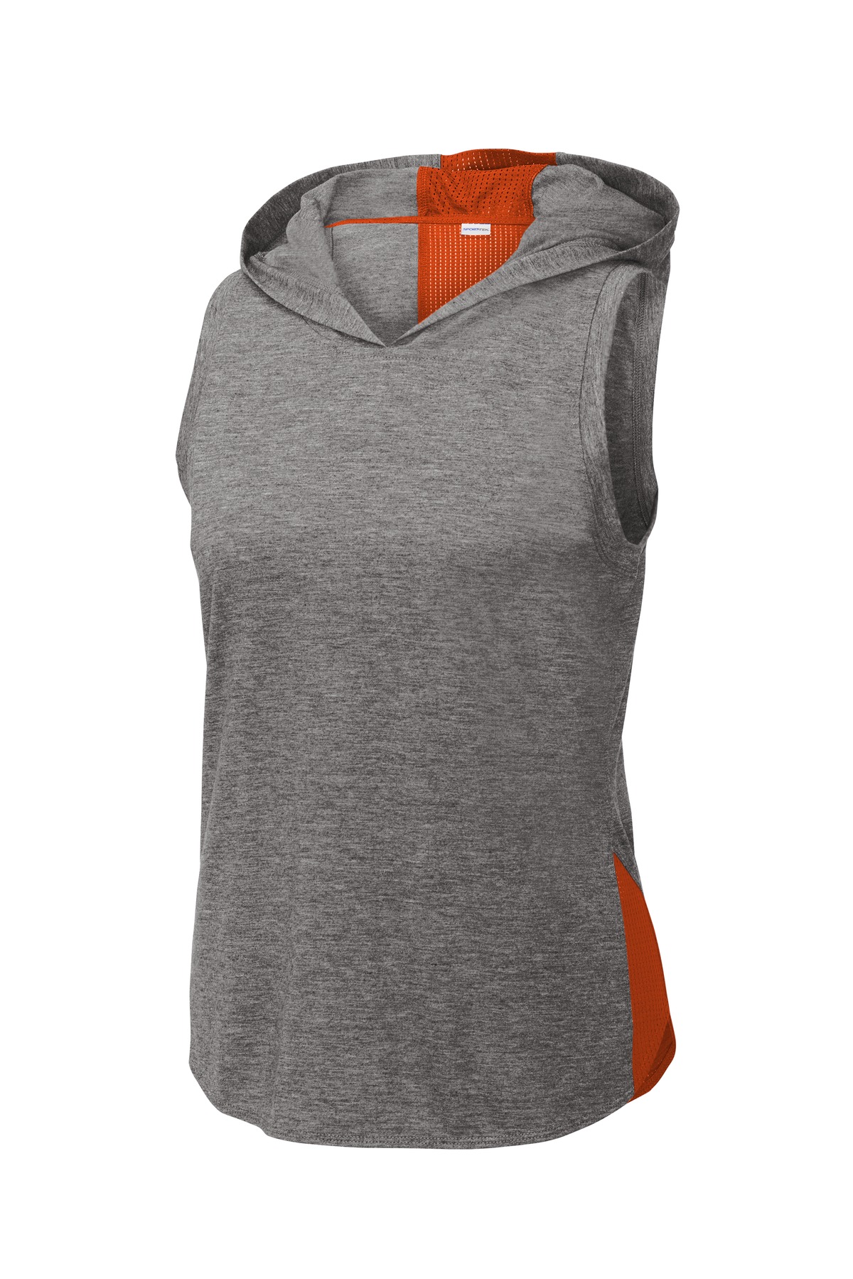 Sport-Tek Women's PosiCharge Tri-Blend Wicking Draft Hoodie Tank. LST410 6