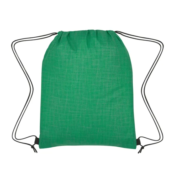 Crosshatch Non-Woven Drawstring Bag -12.6x16 2